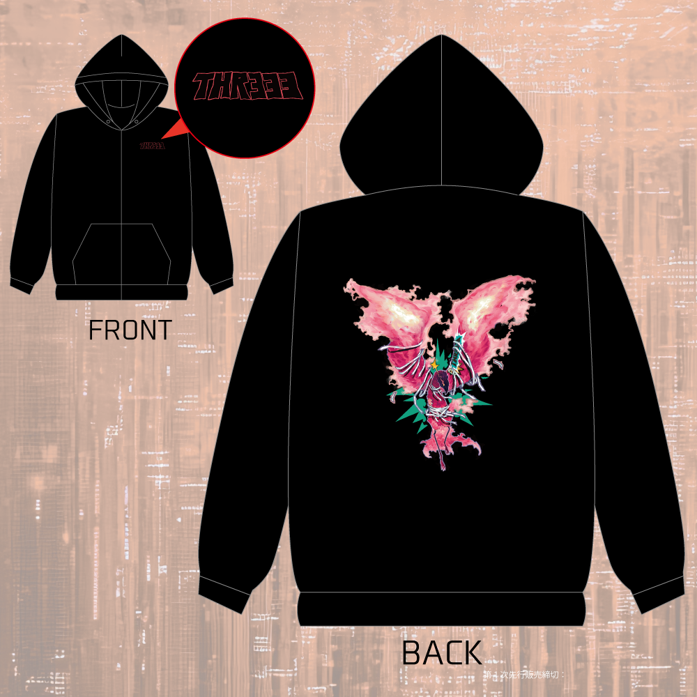 FIRE BIRDジップアップパーカー＜受付期間：～12/17＞ – THREEE GOODS